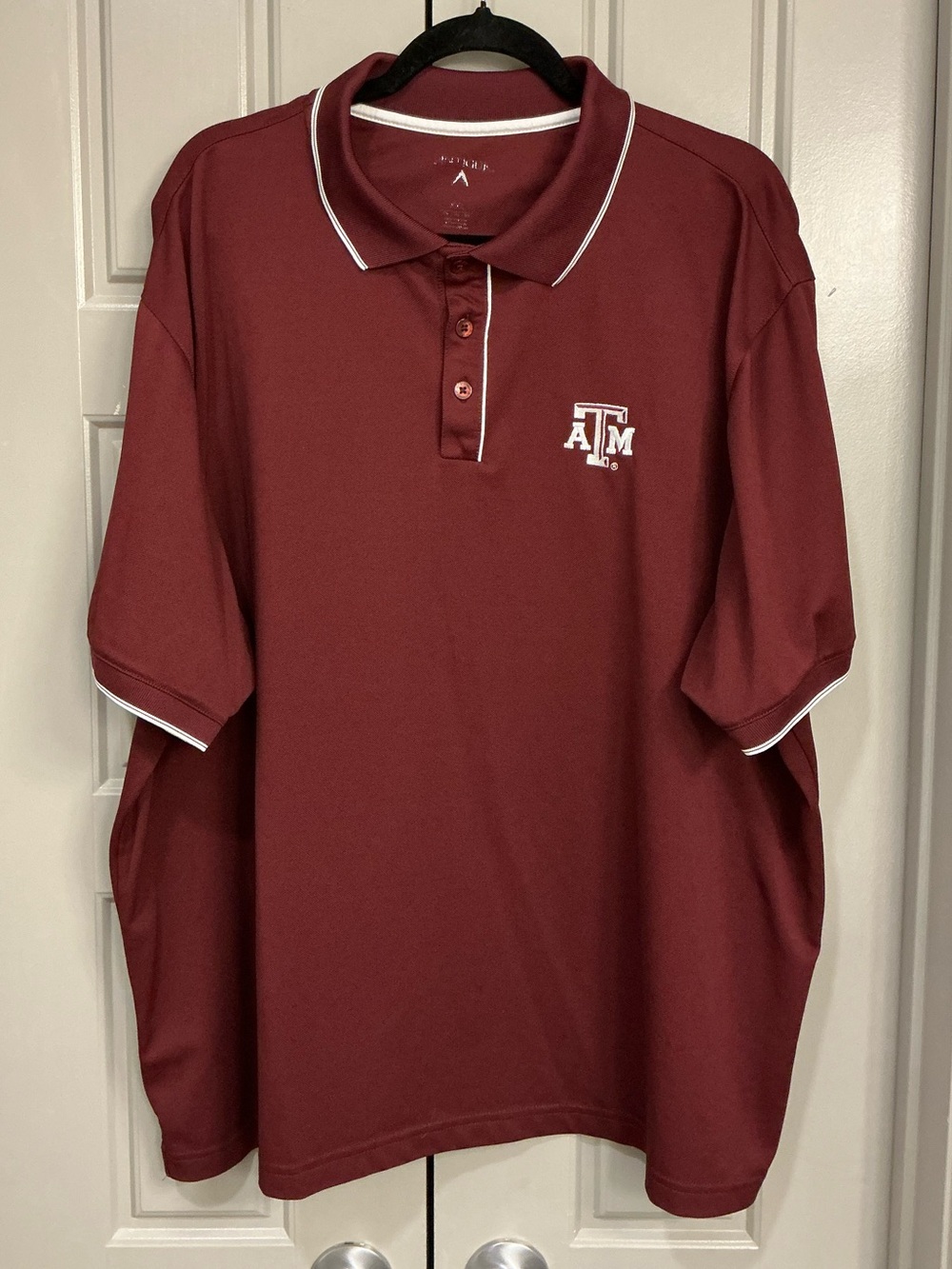 Antigua Texas A&M Aggies Maroon Polo Shirt Size 2XL Embroidered Logo